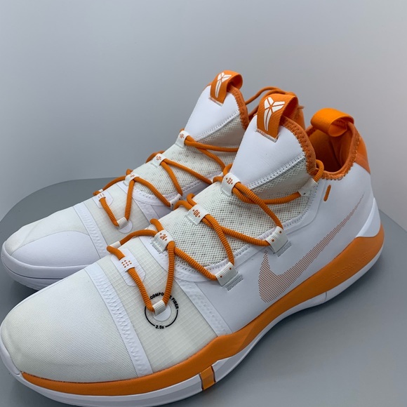 kobe white and orange shoes
